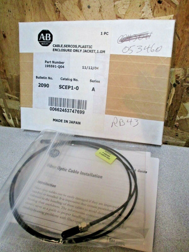 Allen-bradley Bulletin # 2090 Fiber Optic Cable Series A Vvn
