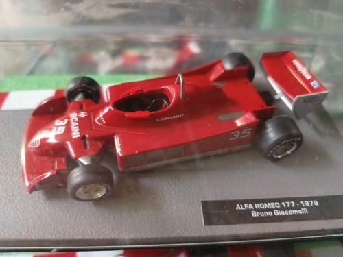 1979 Alfa Romeo 177 Bruno Gacomelli 1:43 Fórmula 1 Panini F1