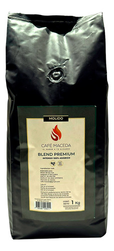 Café Maceda Blend Premium Molido 100% Puro X 1000 Gr.