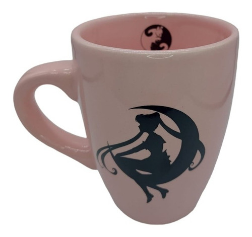 Taza De Sailor Moon Serena Tsukino Luna Y Artemis Rosa