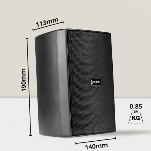 Kit Som Ambiente Taramps Ths6000 Bluetooth + 16 Caixas Frahm