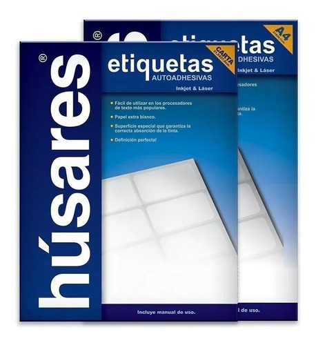 Etiquetas Autoadhesivas Husares H34105 A4 21,00 X 7,43 100h