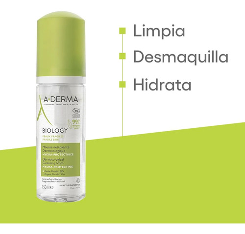 Set Aderma Biology Serum Hyalu + Espuma Hidraprotectora