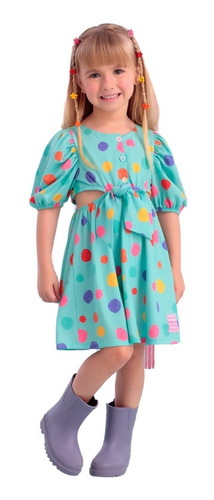 Vestido Infantil Colorido Mon Sucré Art Print 22176 B.e.