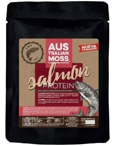 Proteína De Salmón Para Perros Australian Moss 1 Kg