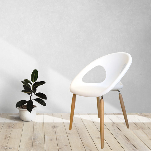 Silla Diseño Vanguardia Patas Madera X4 - Envío Sin Cargo!