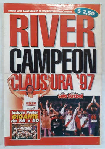 Solo Futbol Extra 30 - Reviposter River Campeon 97 Fs