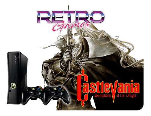 Xbox360 250gb Retrogames Castlevania Symphony Of Night Rtrmx