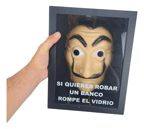 Quadro Geek Seriado Netflix Casa De Papel Enfeite Coleção