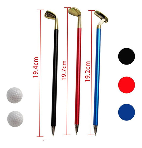 Juego De Bolígrafos De Golf, Papelería, Mini Juego De