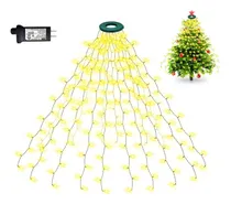 Comprar Luces De Árbol De Navidad Blancas Cálidas Con Anillo Al Aire