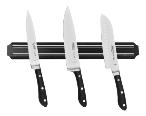 Cuchilla X3 Acero Tramontina Pro Chef+ Barra Magnetic Cocina