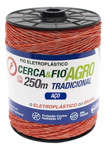 Fio Eletroplástico Cerca E Fio Elétr.agro 15x6 250m-igecast