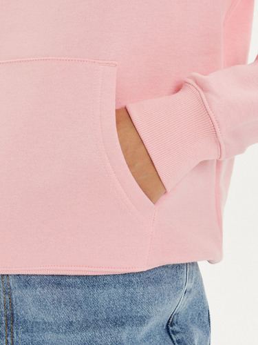 Polerón Hoodie Flag Logo Rosado Tommy Hilfiger