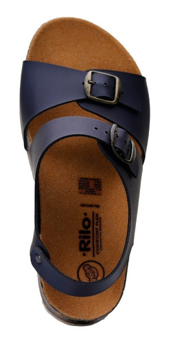 Imagen 3 de 7 de Sandalia Juvenil Rilo 4000-760 Huarache Hebillas 22-26 Gnv®