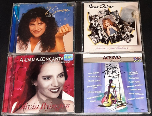 Lote Com 14 Cds Nacionais Diversos + 2 Brindes - Pechincha! (Usado)