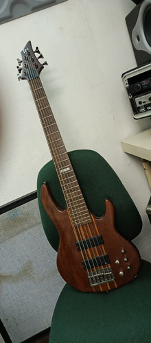 Esp Ltd D-6 Bass Guitar - 6-string, Satin Natural