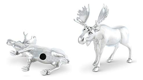 Set Sal Y Pimienta Alice Metal Pewter Vagabond House,