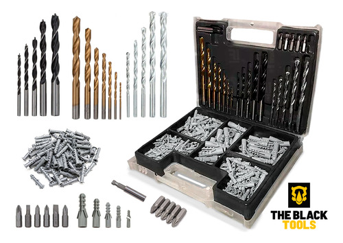 Parafusadeira Furadeira 21v 3/8 Com 2 Baterias + Kit 300 Pçs