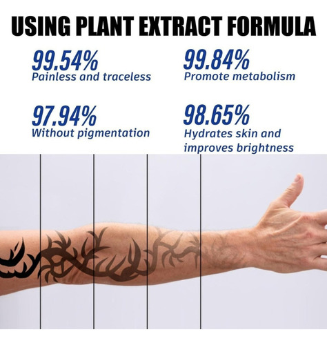 Crema Para Eliminar Tatuajes, 2 Unidades