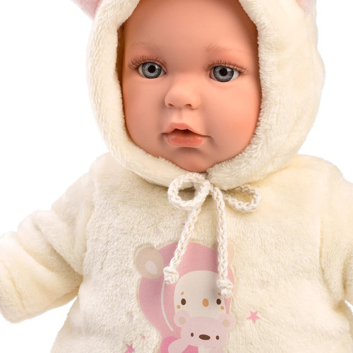 Bebe Muñeca Llorens Julia Pijama Osito Realista Cuerpo Tela®