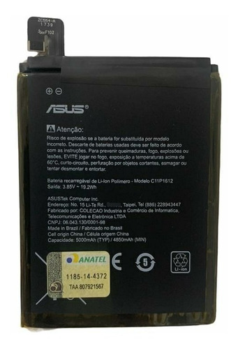 Bateira Asus Zenfone 3 Zoom Ze553kl C11p1612 Original