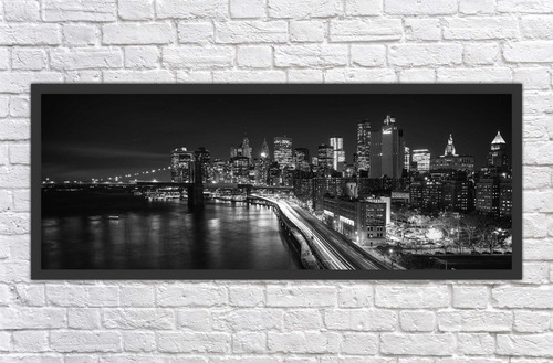 Quadro Decorativo Brooklyn Ponte Estados Unidos 015