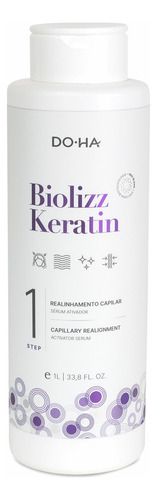 Biolizz Keratin Step 1 Sem Formol 1000ml - DOCTOR HAIR / DOHA PROFESSIONAL