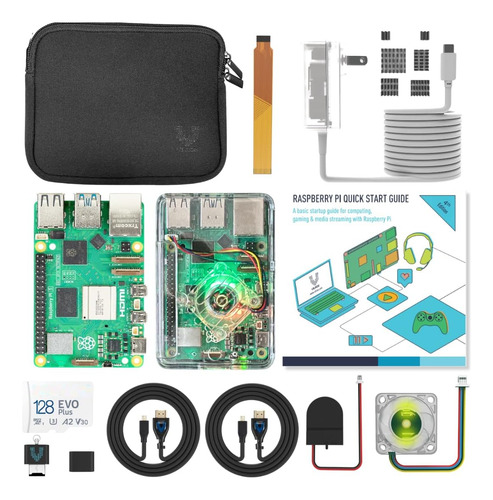 Vilros Raspberry Pi 5 Glowcool Max Starter Kit (4 Gb De Ram,