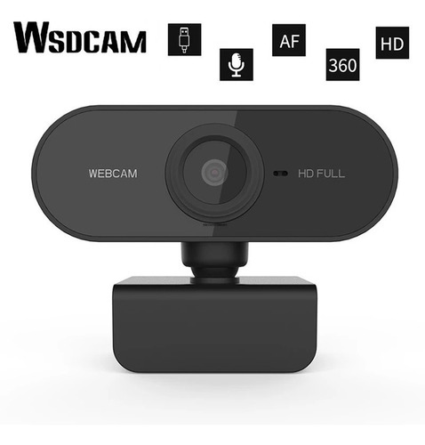 Imagem 1 de 7 de Full Hd 1080p Webcam Microfone Visão Computador Câmera