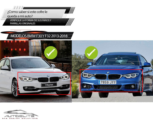 Imagen 8 de 11 de Cofre Bmw Serie 3 4 F30 F32 Tipo M4 Gts Toma Aire 2013-2020