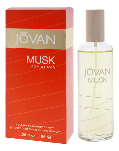 Perfume Jovan Musk Cologne Concentrado En Aerosol, 100 Ml, P