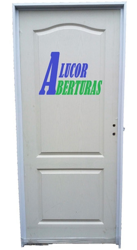 Puerta Placa Craftmaster 70x200 Marco Aluminio Blanco