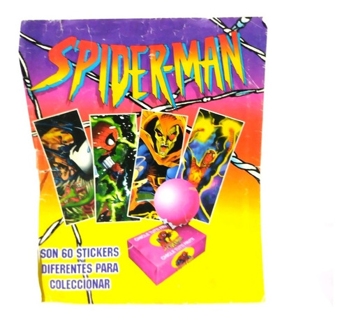 Imagem 1 de 2 de Album Figurinhas Spider-man 60 Figuras Coladas