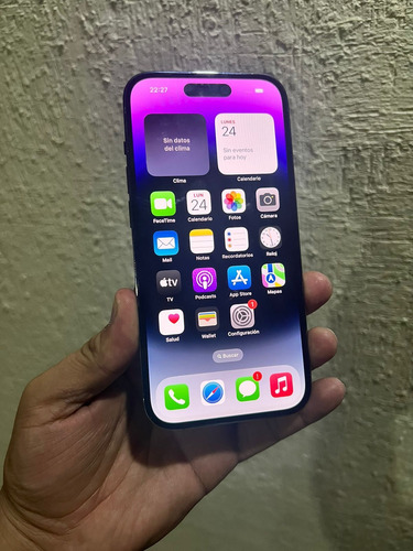 Apple iPhone 14 Pro (128 Gb) - Morado Oscuro Color Violeta (Usado)