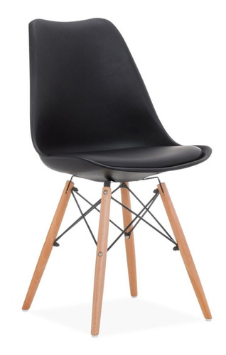 Set 4 Silla Tulip Eames Escandinava Amarilla - Alto Impacto