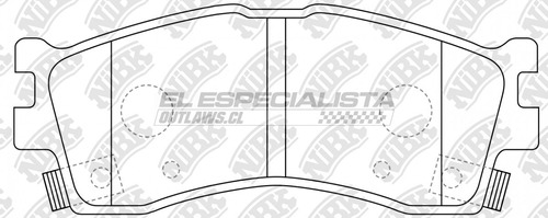 Pastillas De Freno Para Mentor 1.6 2009 Nibk Delantera