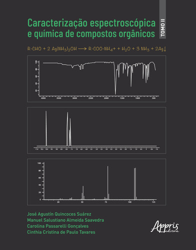 Caracterização espectroscópia e química de compostos orgânicos: Tomo II, de Suárez, José Agustín Quincoces. Editorial Appris Editora e Livraria Eireli - ME, capa mole em português, 2021