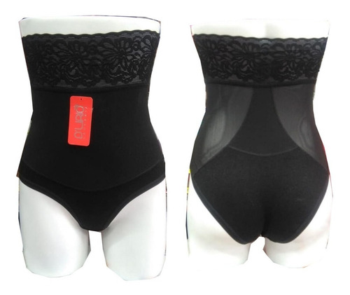 Faja Completa Truza E Hilo Con Encaje Y Silicona Adherible