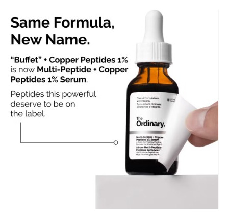 The Ordinary Buffet Copper Peptides 1% (30ml) Serum Antiedad