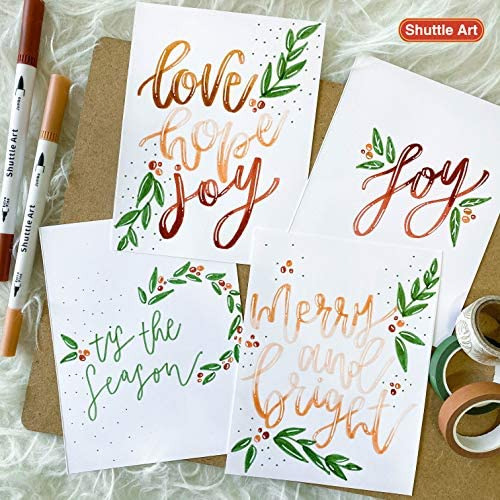 Shuttle Art 120 Colores Rotuladores De Doble Punta Con 1 Lib