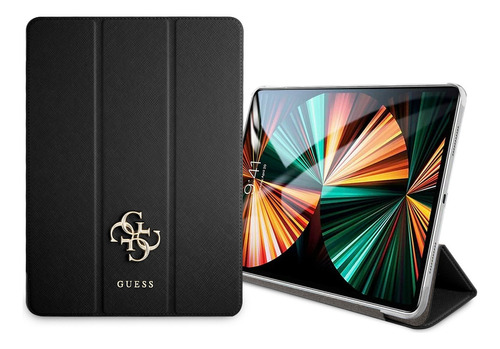 Funda Plegable Para Tablet Guess iPad Smart Cover Diseño 4g Color Negro