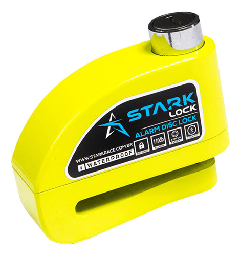 Trava De Disco Para Moto C/ Alarme Sensor Xre 190 300 Stark
