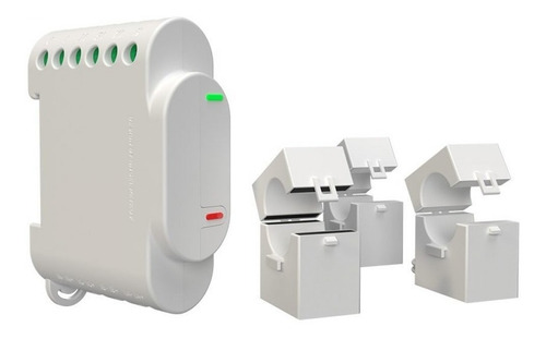 Imagen 2 de 5 de Medidor De Consumo Eléctrico Wifi Trifásico 120a Shelly 3em