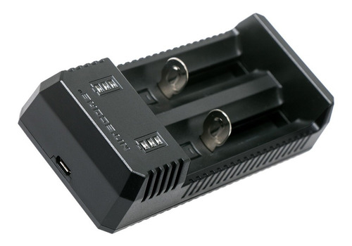 Imagen 7 de 10 de Cargador De Baterias Ui2 Usb Nitecore 2 Slot Display 18650
