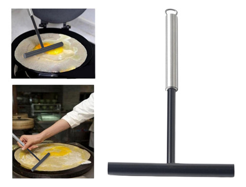 Espalhador De Crepes De Aço Inoxidável Raspador Panqueca