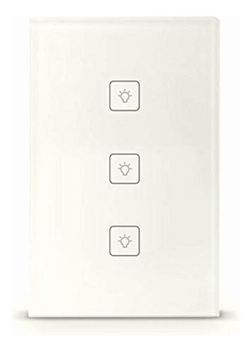 Interruptor De Pared Wifi, 3 Apagadores Lloyd's (no