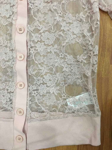 Camisa, Blusa De Encaje, Transparencias Damas. Importado. M