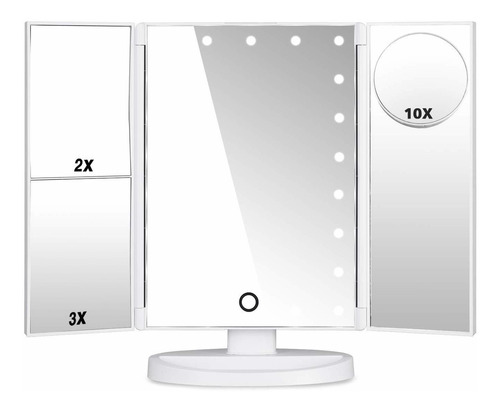 Hamswan Sm217-dl Maquillaje Espejo Visualizacion Tactil Le