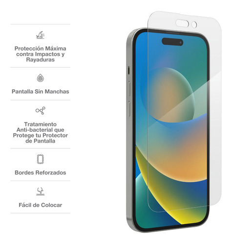 Mica Para iPhone 14 Pro Invisibleshield Glass Elite Zagg 200109941